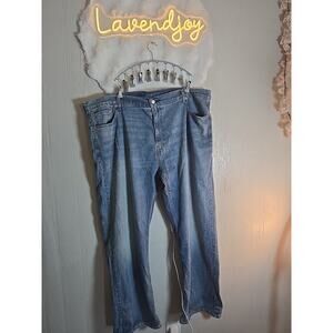 Signature Levi's 569 Loose Fit Jeans Mens Size 44x32 Denim 44 x 32